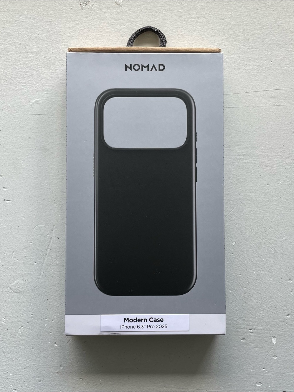Nomad Modern Case for iPhone 6.3" Pro 2025 — Black